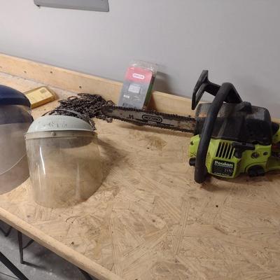 :Poulan 14" Gas Chainsaw with Accessories