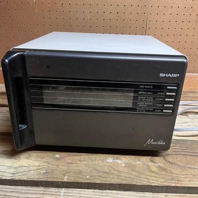 Sharp Microwave, Proctor Silex Toaster Oven & Executive Mini Refrigerator (SRC-MG)