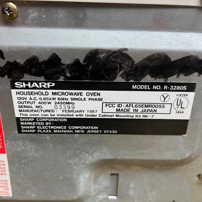 Sharp Microwave, Proctor Silex Toaster Oven & Executive Mini Refrigerator (SRC-MG)