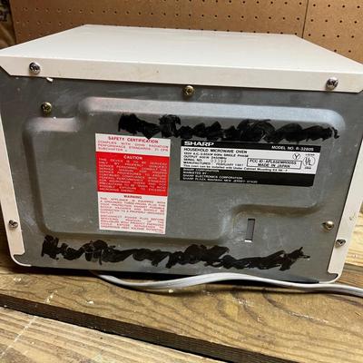 Sharp Microwave, Proctor Silex Toaster Oven & Executive Mini Refrigerator (SRC-MG)