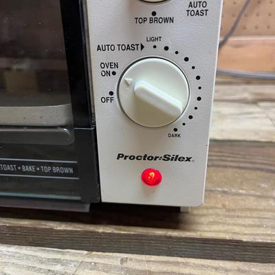 Sharp Microwave, Proctor Silex Toaster Oven & Executive Mini Refrigerator (SRC-MG)