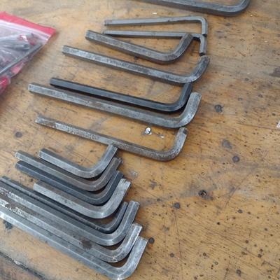 Assortment of Large Head Allen Wrenches
