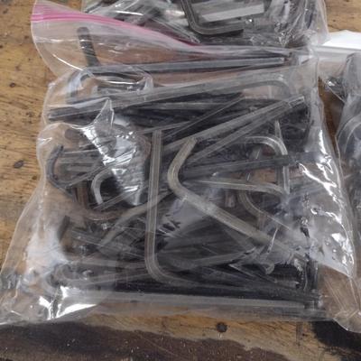 Assortment of Standard Size Head Allen Wrenches