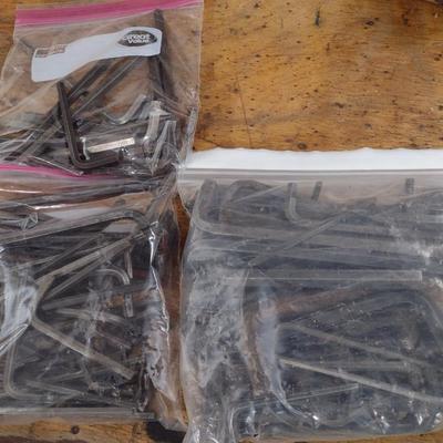 Assortment of Standard Size Head Allen Wrenches