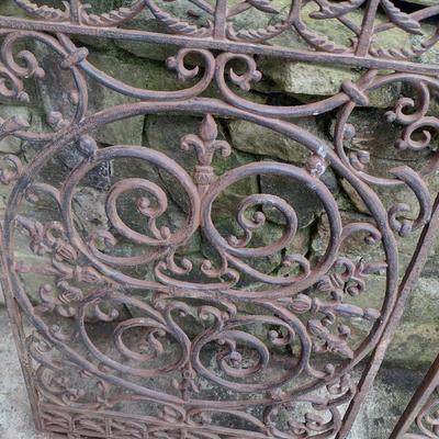 Vintage Wrought Metal Architectural Grate Choice A