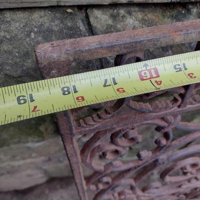 Vintage Wrought Metal Architectural Grate Choice A