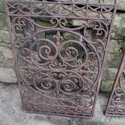 Vintage Wrought Metal Architectural Grate Choice A