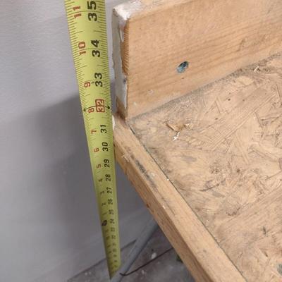 Wood Crafted Worktable or Bench Top