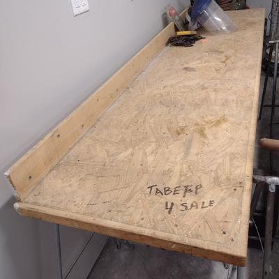 Wood Crafted Worktable or Bench Top