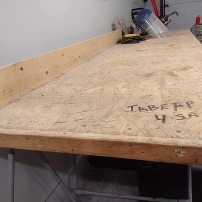 Wood Crafted Worktable or Bench Top