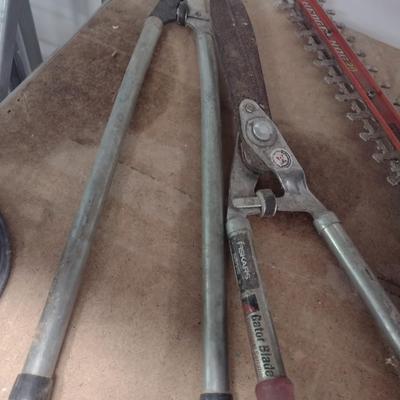 Garden Pruners and Hedge Trimmer