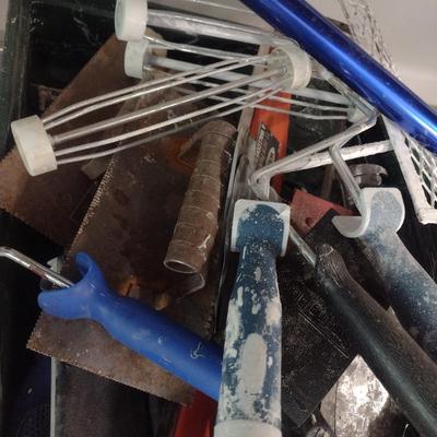 Paint Brushes, Rollers, Tape, Etc.