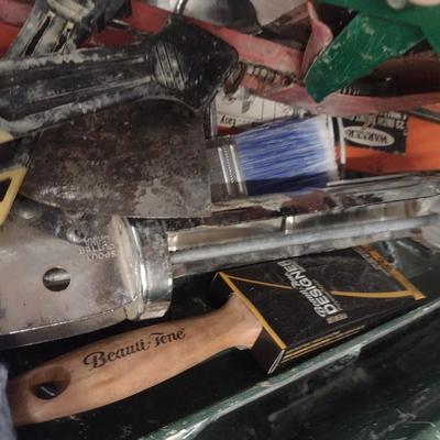 Paint Brushes, Rollers, Tape, Etc.