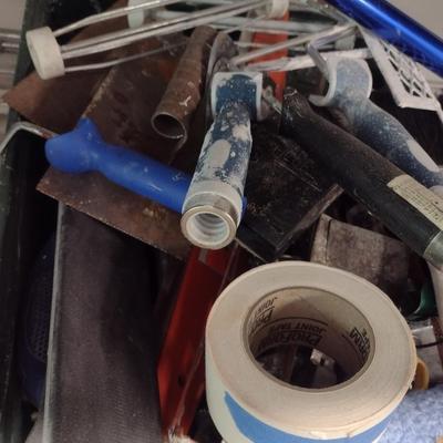 Paint Brushes, Rollers, Tape, Etc.