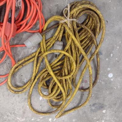 Assortment of Medium to Heavy Gauge Extension Cords