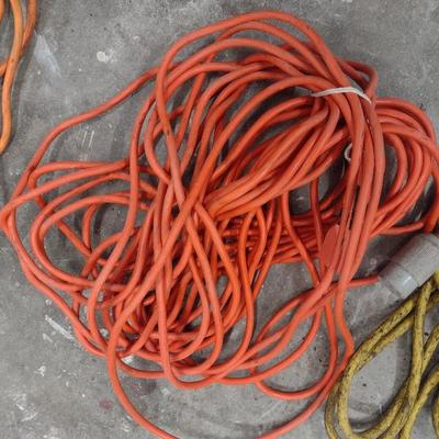 Assortment of Medium to Heavy Gauge Extension Cords