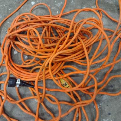 Assortment of Medium to Heavy Gauge Extension Cords