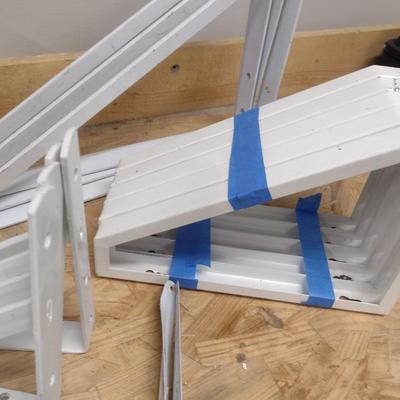 Collection of Metal and Composite Wall Shelving Brackets