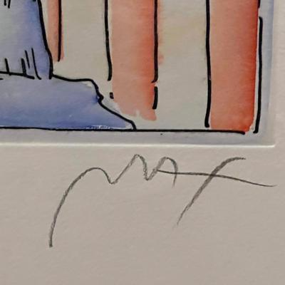 “United We Stand II” By Peter Max Inc. COA & Signed (FE-RG)