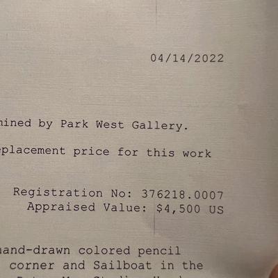 “United We Stand II” By Peter Max Inc. COA & Signed (FE-RG)