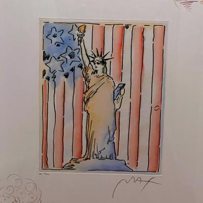 “United We Stand II” By Peter Max Inc. COA & Signed (FE-RG)