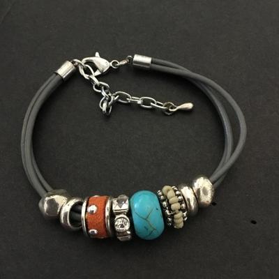 Cute bracelet faux turquoise