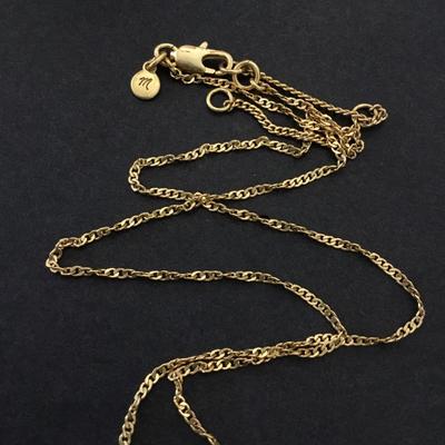 Beautiful vintage, Madewell satin gold toned chain necklace. Very nice.