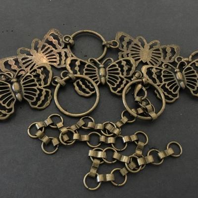 Super cute butterfly vintage waist chain belt