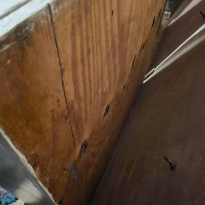 Five White Wood Shelving Units & More (SRB-JS)