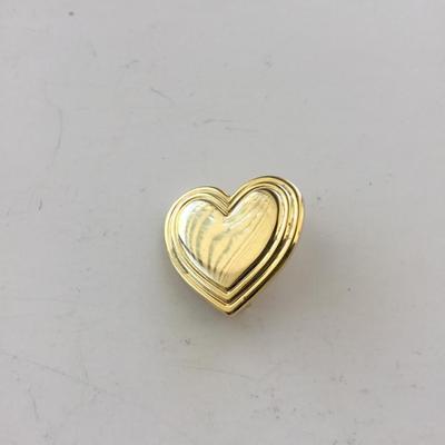 Gold tone the variety club heart pin