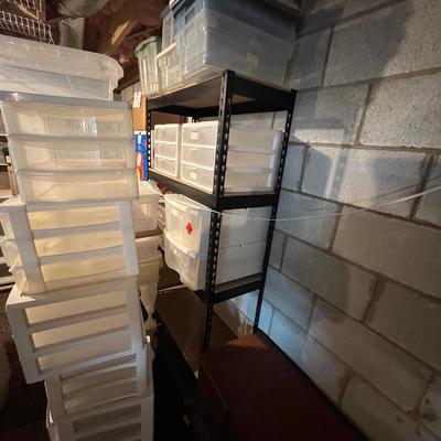 Four Matching Sets of Boltless Shelf Units (SRB -RG)