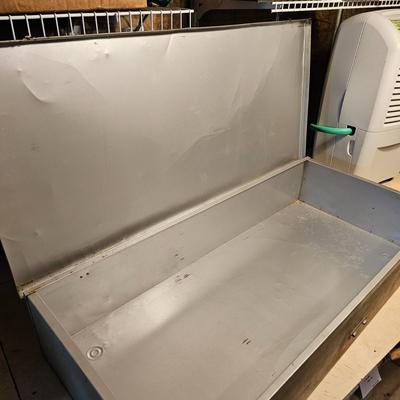 Three Aluminum and Metal Storage Boxes (SRB-JS)