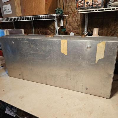 Three Aluminum and Metal Storage Boxes (SRB-JS)