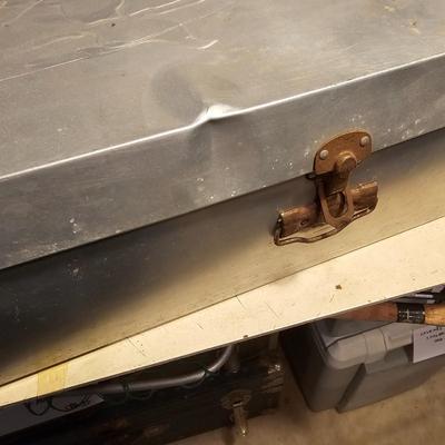 Three Aluminum and Metal Storage Boxes (SRB-JS)