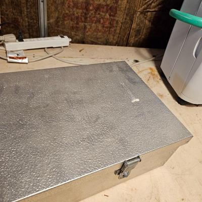 Three Aluminum and Metal Storage Boxes (SRB-JS)