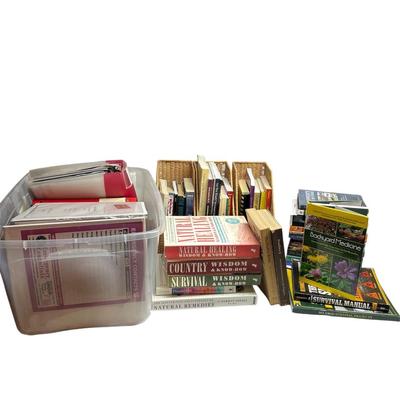Books on Country Wisdom, Survival, Natural Healing & More (SRB-RG)