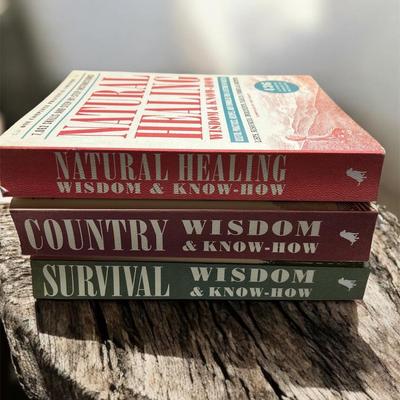 Books on Country Wisdom, Survival, Natural Healing & More (SRB-RG)