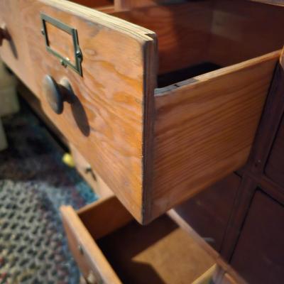15 Drawer Wood Storage Cabinet (SRB-JS)