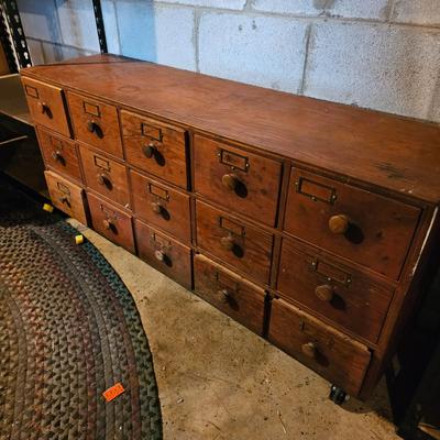 15 Drawer Wood Storage Cabinet (SRB-JS)