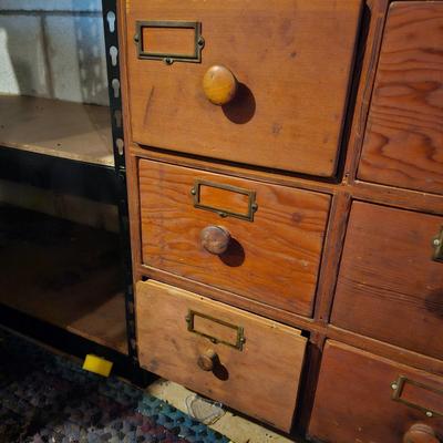 15 Drawer Wood Storage Cabinet (SRB-JS)