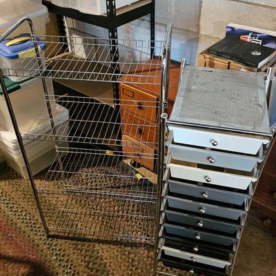 Stack Drawer Storage + Wire Shelf (SRF-JS)