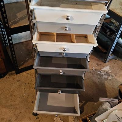 Stack Drawer Storage + Wire Shelf (SRF-JS)
