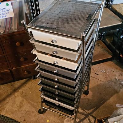 Stack Drawer Storage + Wire Shelf (SRF-JS)