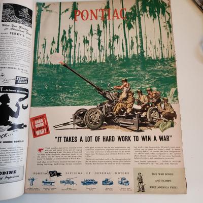 Sale Photo Thumbnail #256: This auction lot is for a Life Magazine - February 28, 1944 Edition.  In very good condition.  This issue has some amazing advertising, war and wartime living pages.  History in your hand.