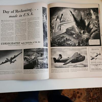 Sale Photo Thumbnail #265: This auction lot is for a Life Magazine - October 26, 1942 Edition.  In very good condition.  This issue has some amazing advertising, war and wartime living pages.  History in your hand.