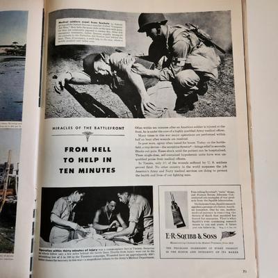 Sale Photo Thumbnail #270: This auction lot is for a Life Magazine - August 15, 1943 Edition.  In very good condition.  This issue has some amazing advertising, war and wartime living pages.  History in your hand.