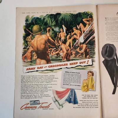 Sale Photo Thumbnail #269: This auction lot is for a Life Magazine - August 15, 1943 Edition.  In very good condition.  This issue has some amazing advertising, war and wartime living pages.  History in your hand.