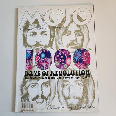Sale Photo Thumbnail #318: This auction lot is for a copy of MOJO - 1000 Days of Revolution - The Beatles Final Years.  This magazine chronicals January 1, 1968 through September 27, 1970.  Many great photographs and articles.  This unit is number 10,300 of 95,000 as stated on the 