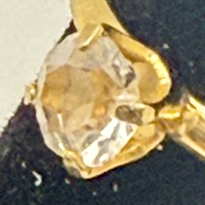 Sale Photo Thumbnail #346: Costume jewelry made to look like a gold engagement ring. Good condition