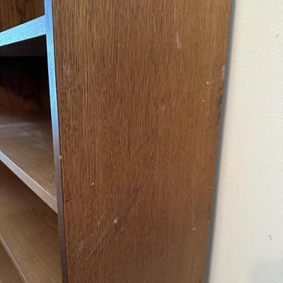 Tall Wooden Bookshelf